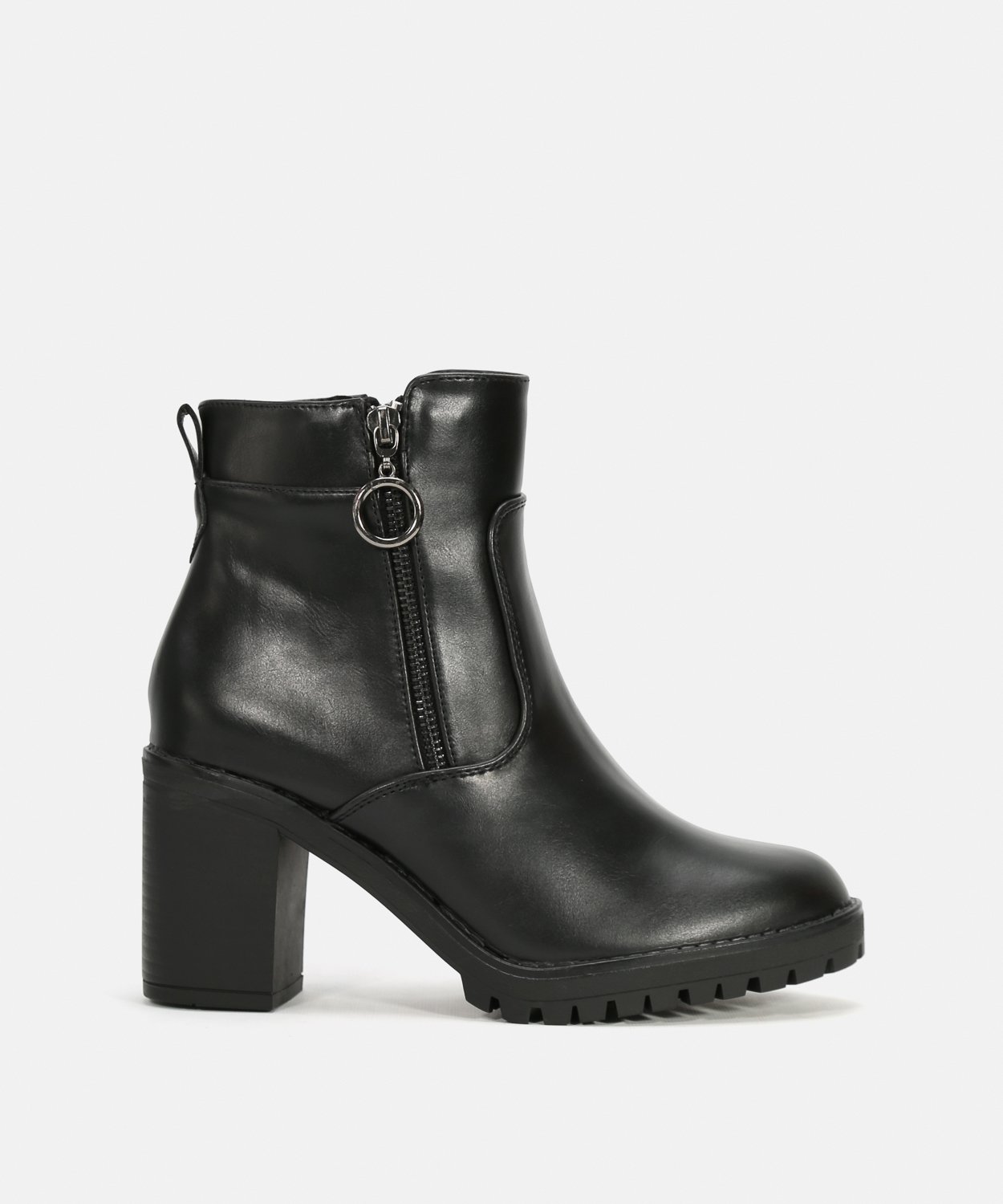 Botins salto fecho externo image number null